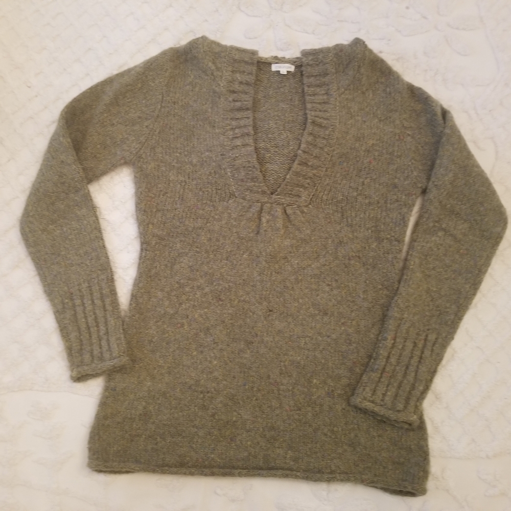 Maurices Green Hooded Sweater L